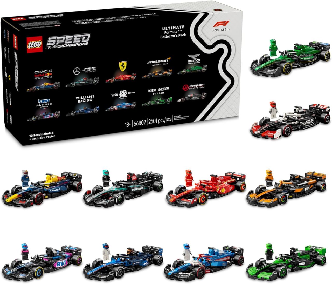 Lego Speed Champions Fórmula 1 2025 - 2601 Peças