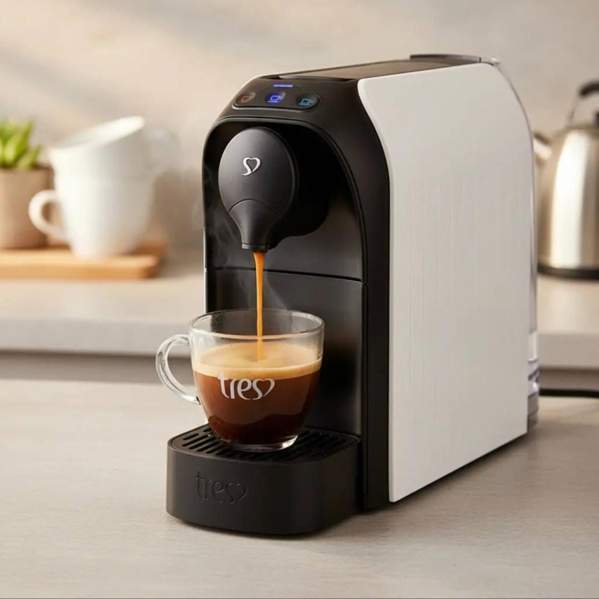 Cafeteira Espresso 3 Corações Passione Branca 127V