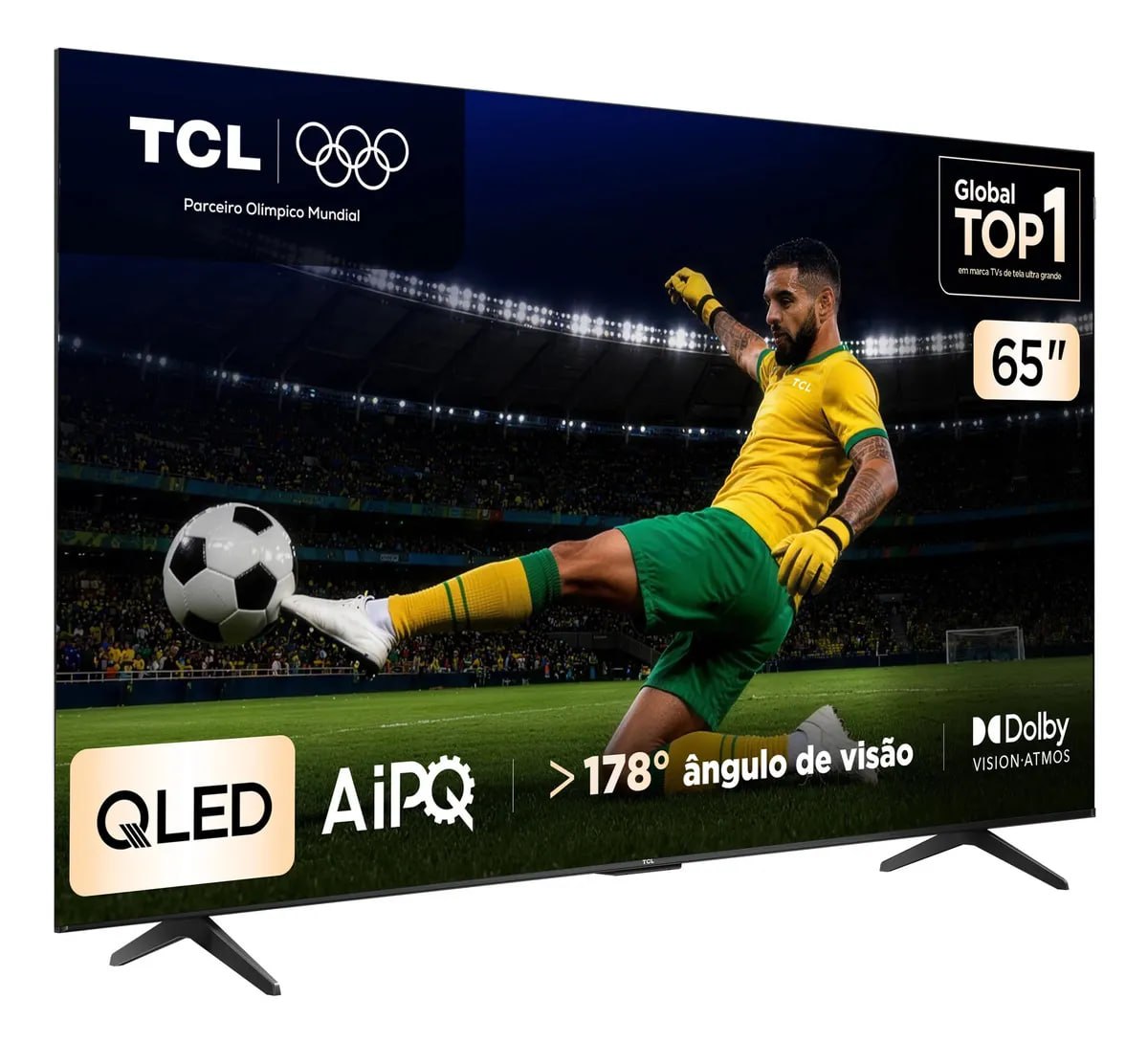 Smart TV 65" TCL QLED 4K 120Hz-DLG (P7K)