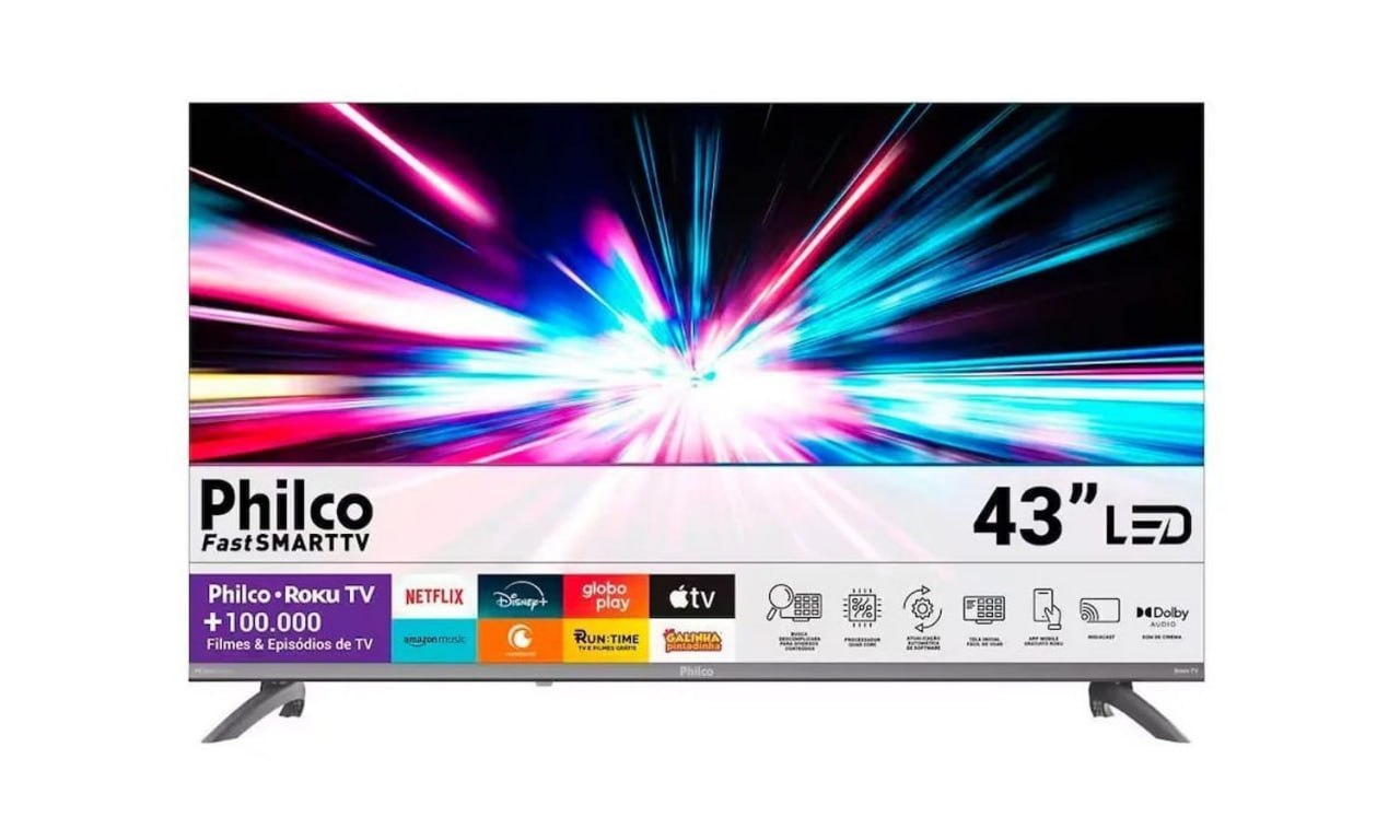Smart TV 43" Full HD Roku TV HDR10