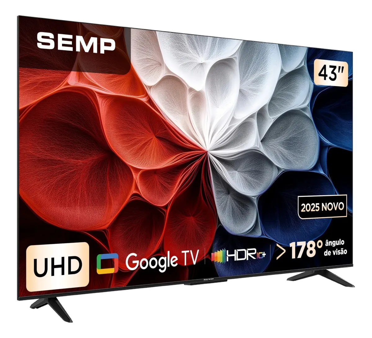 Smart TV 43" 4K UHD Semp LED Google TV