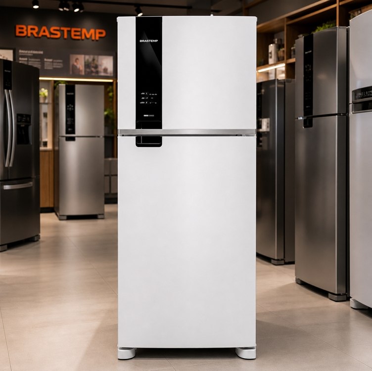 Geladeira Brastemp Frost Free Duplex 415L Branca 110V