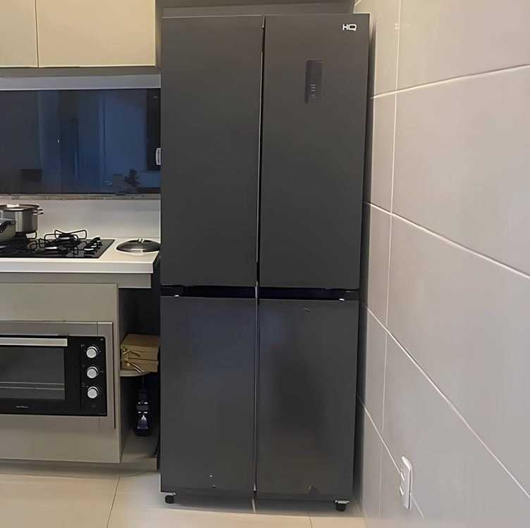 Geladeira Refrigerador HQ Frost Free Multidoor 426L Prata