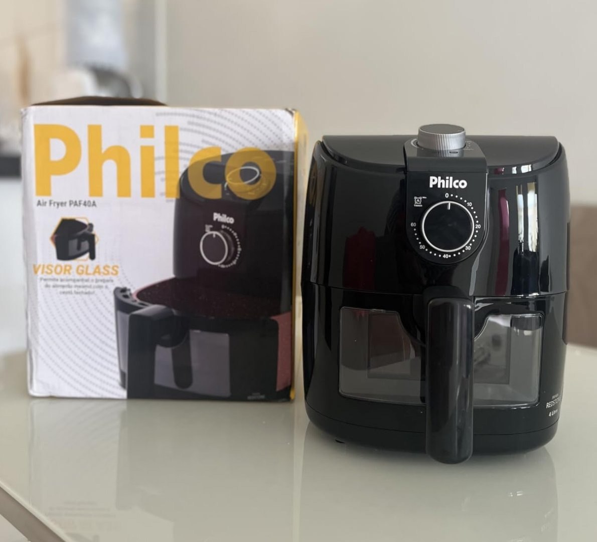 Fritadeira Air Fryer Philco 4L Redstone 1500W