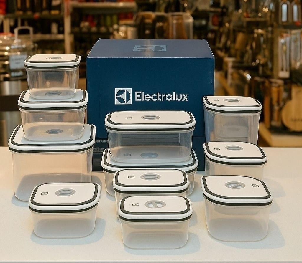 Kit 12 Potes Herméticos Electrolux Com Tampa