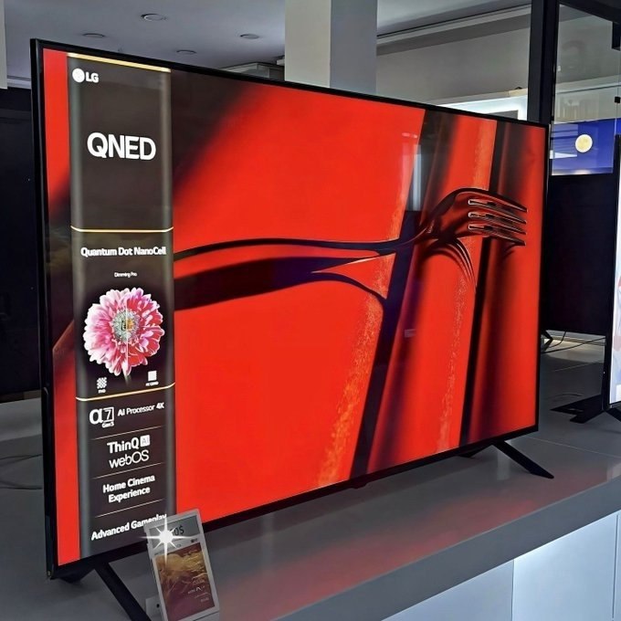 Smart TV 4K 55" LG QNED73 Portal de Games Processador AI α7 Gen8