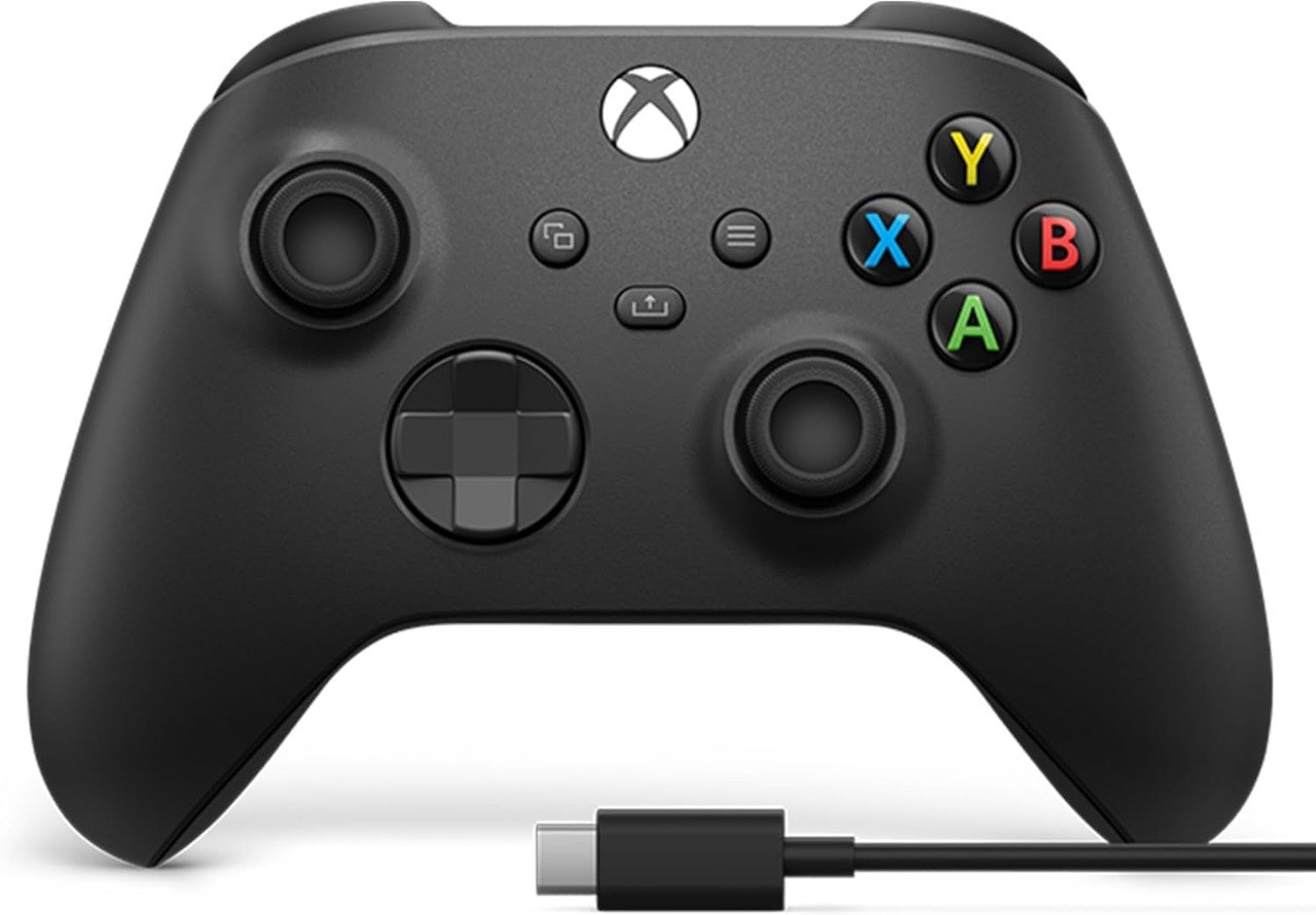 Controle Sem Fio Xbox Carbon Black USB-C