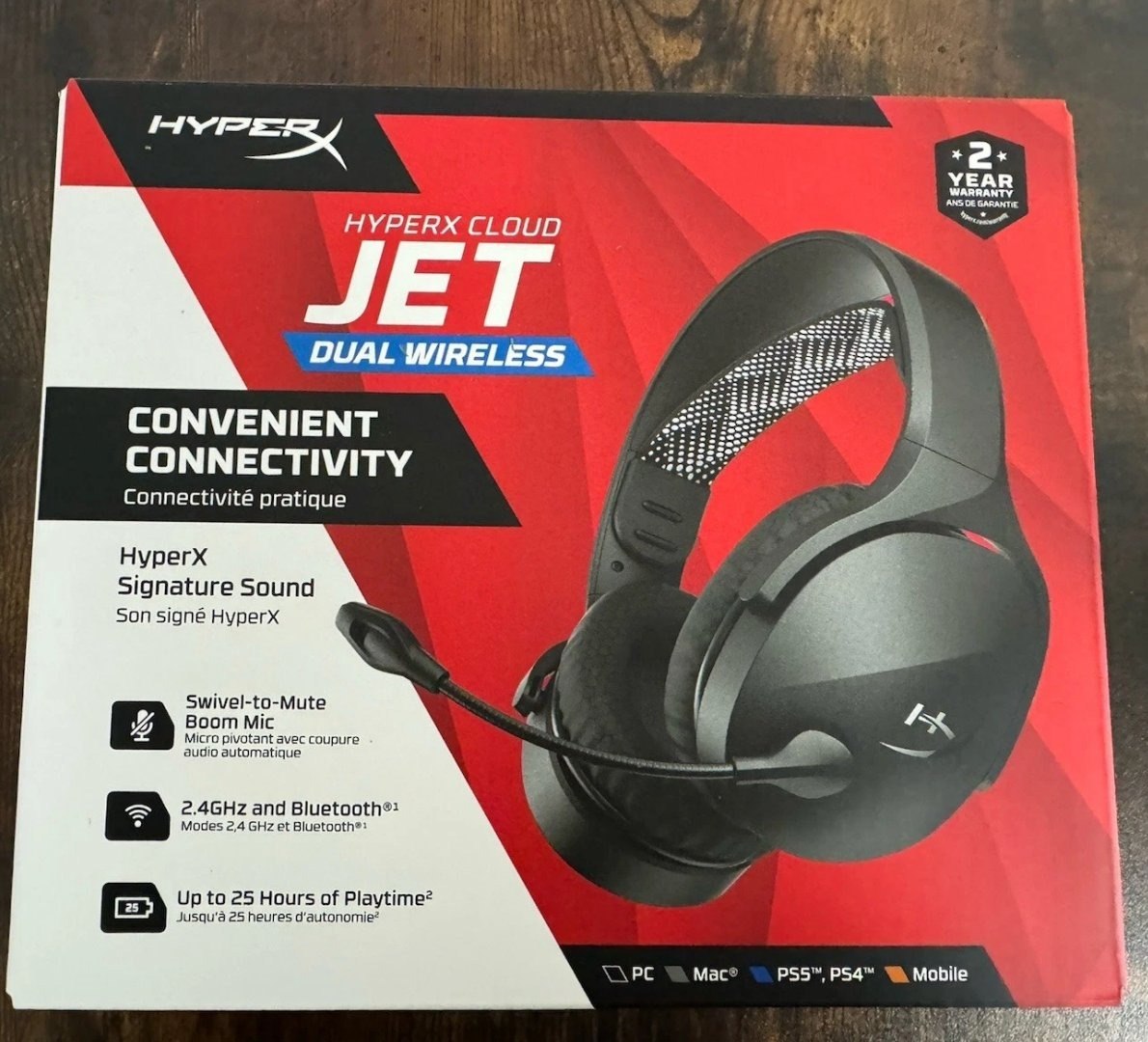 Headset Gamer HyperX Cloud Jet Sem Fio Bluetooth 5.3