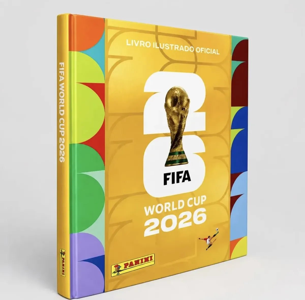 Álbum Copa Do Mundo 2026 Capa Dura Ouro Dourado Panini
