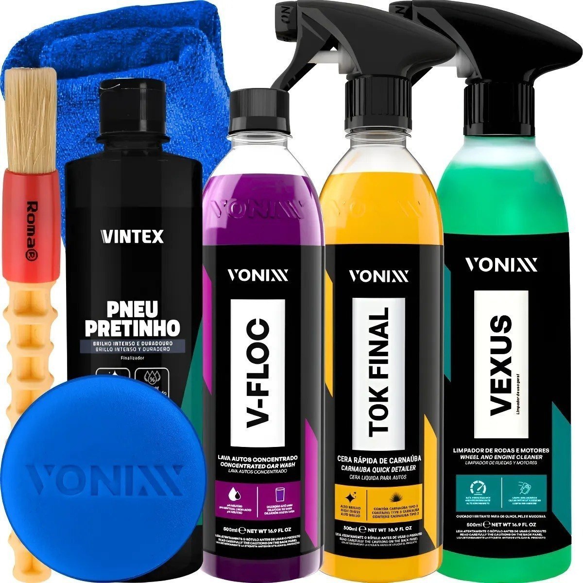 Kit Shampoo V-floc Cera Tok Final Vexus Vonixx