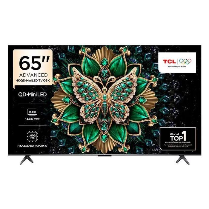 Smart TV TCL 65" 4K QD-Mini LED 120Hz
