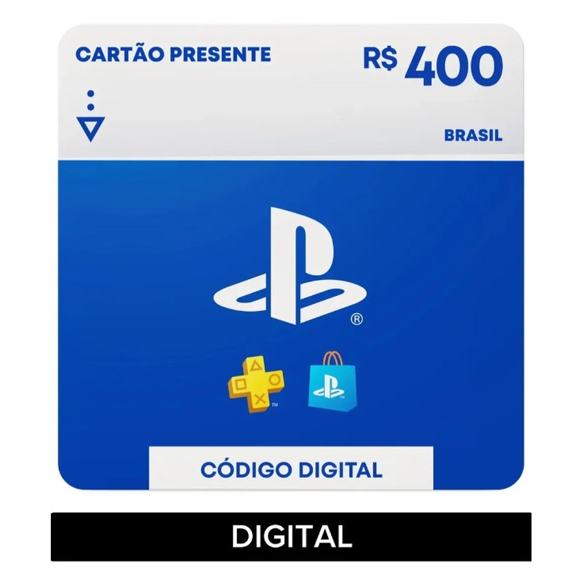 PlayStation Store Gift Card R$ 400