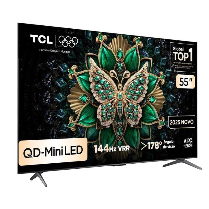 Smart TV TCL 55" C6K QD-Mini LED 4K 120Hz