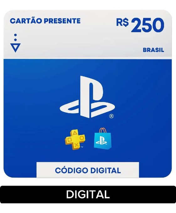 Sony PlayStation Gift Card R$250 Digital