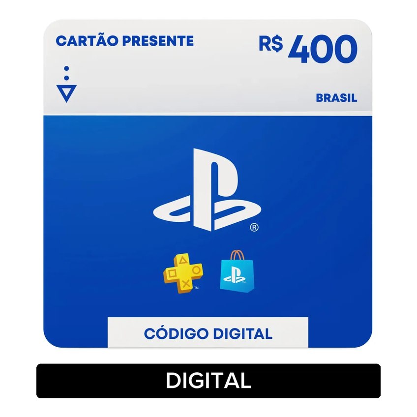 Sony PlayStation Store Gift Card R$400