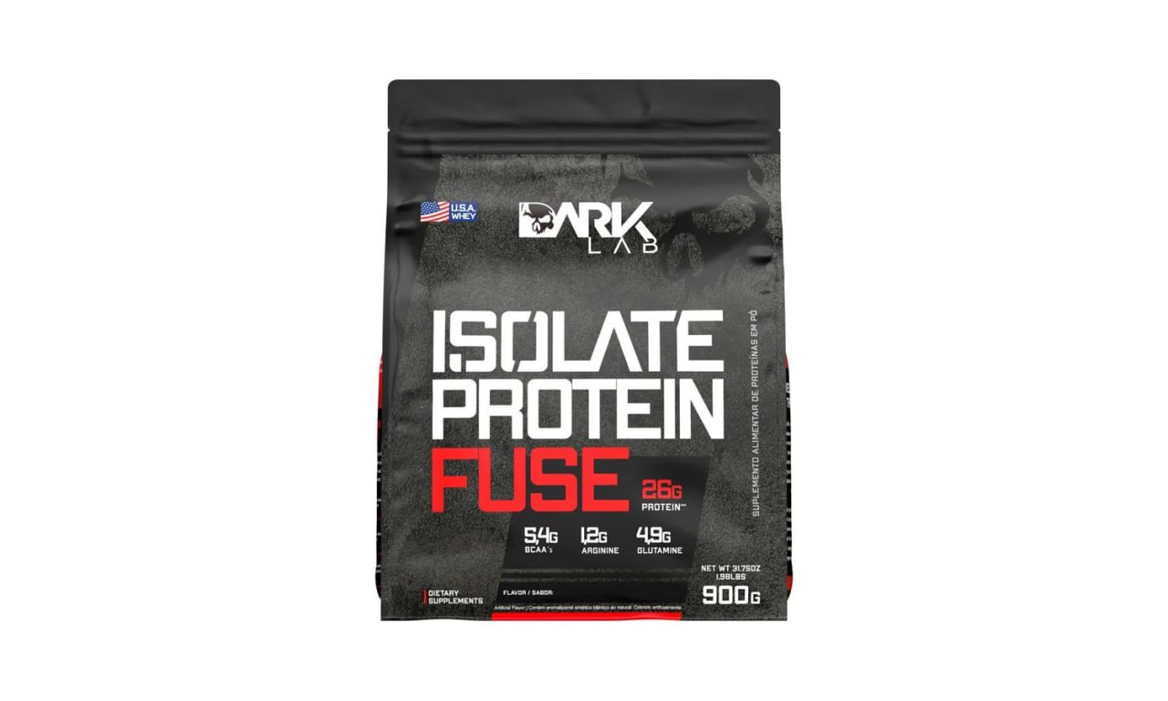 Whey Isolate Protein Fuse 900g Sabor Baunilha