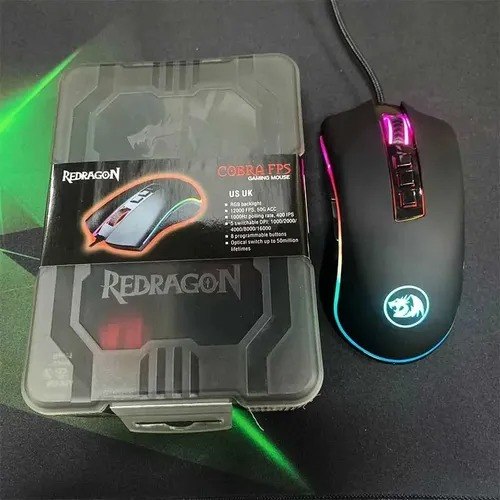 Mouse Gamer Óptico RGB Redragon King Cobra 24.000 DPI M711-FPS-1