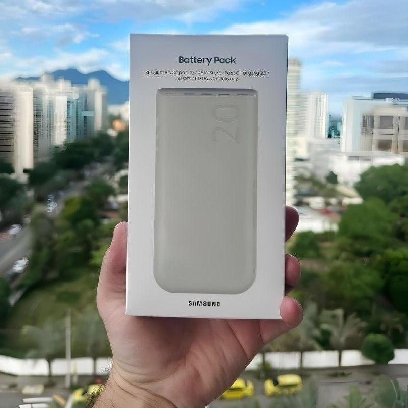Bateria Samsung Portátil 20000mAh 45W 3x USB-C