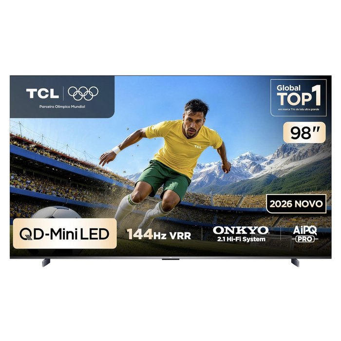 Smart TV 98" TCL QD-Mini Led P8L 4K 144Hz-VRR