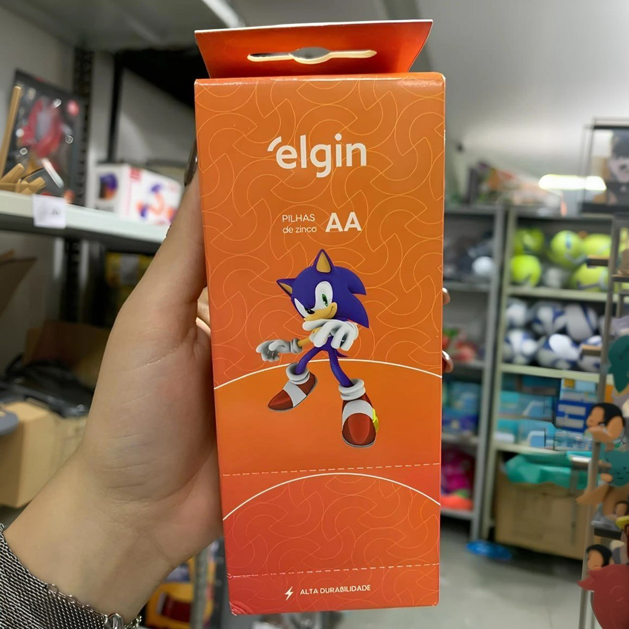 Pilhas AA Elgin 40 Unidades - Tubo Zinco