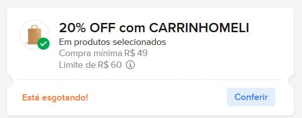 Cupom Mercado Livre - Até R$ 60 OFF