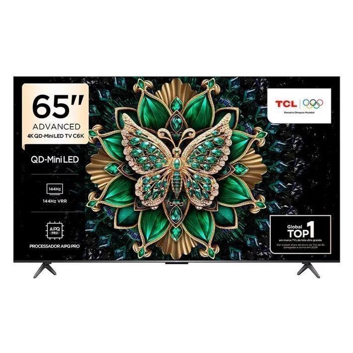 Smart TV TCL 65" C6K QD-Mini LED 4K 120Hz