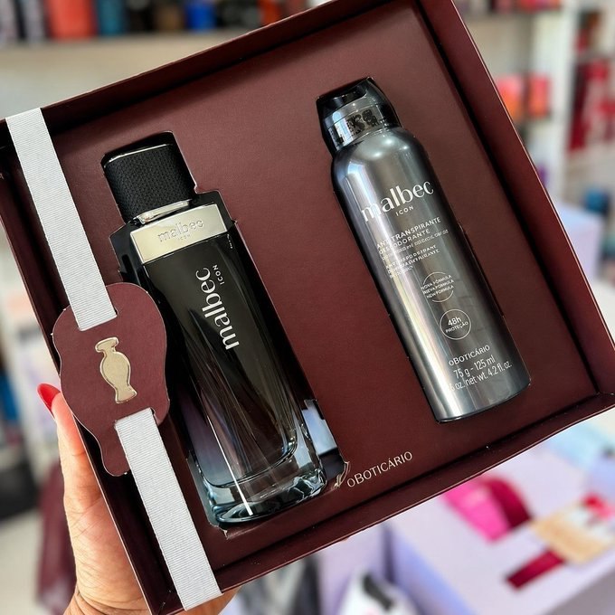 Kit Presente Malbec Icon - Perfume 100ml + Desodorante 75g