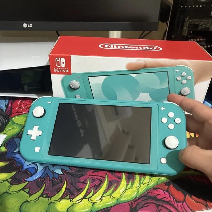 Nintendo Switch Lite 32GB Azul Turquesa Tela 5,5"