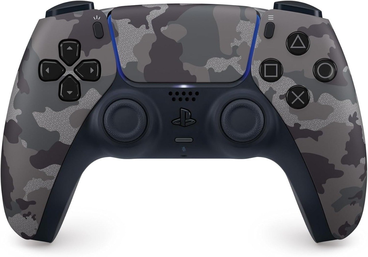 Controle sem fio PlayStation DualSense Gray Camouflage