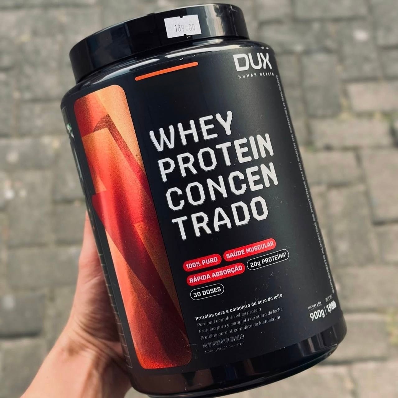 Whey Protein Concentrado Doce de Leite 900g Dux Human Health