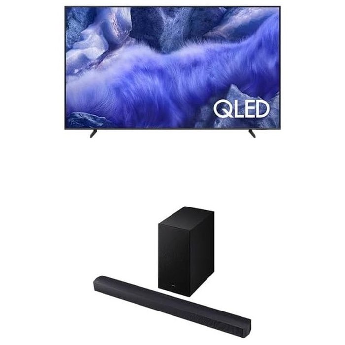 Combo Smart TV 55" Samsung QLED 4K QEF1 + Soundbar B450F