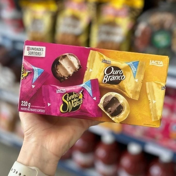 Caixa Sonho de Valsa e Ouro Branco Sortidos 220g