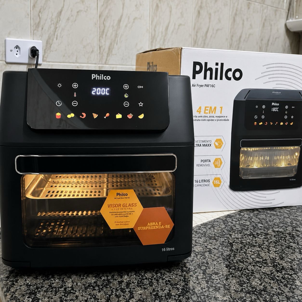 Fritadeira Air Fryer Philco 16 Litros