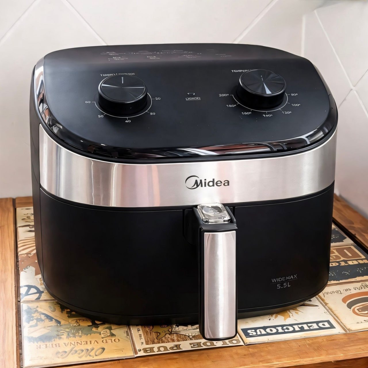 Fritadeira Air Fryer Midea Widemax 4,5L 1500W 127/220V