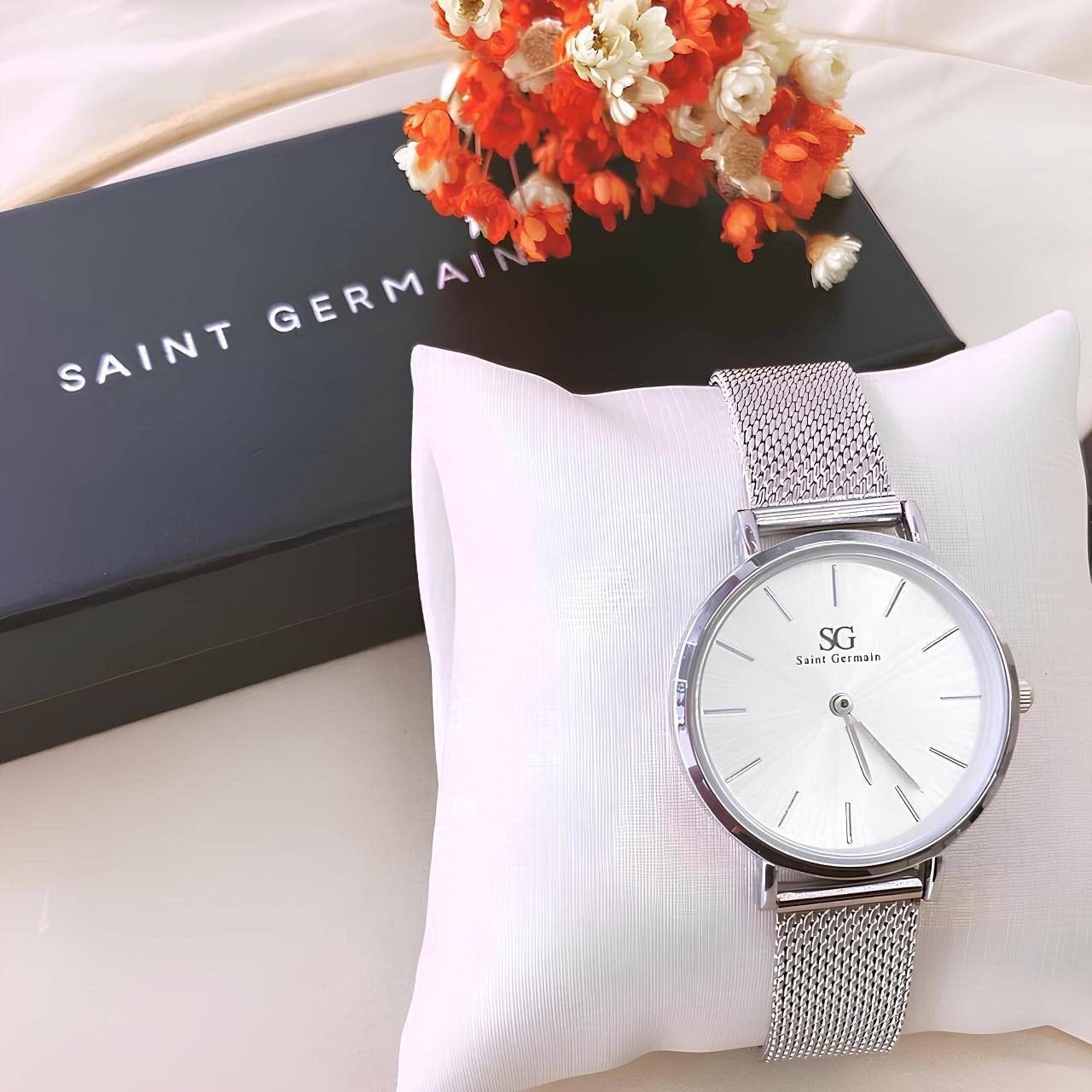 Relógio Feminino Saint Germain Harlem Silver 32mm