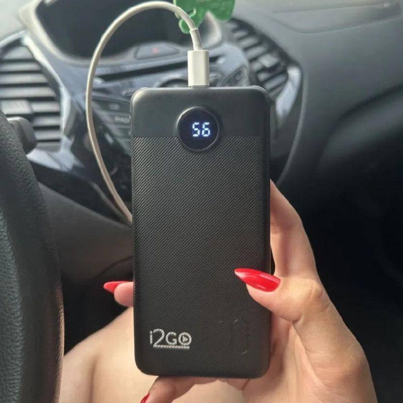 Power Bank Turbo i2GO 10000mAh com Display Digital
