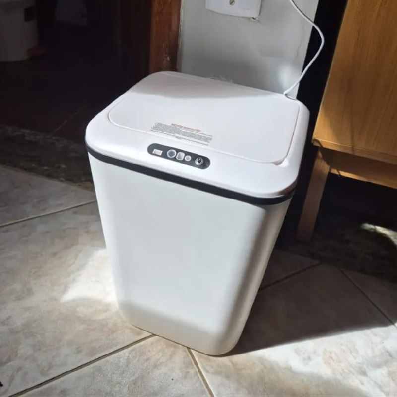 Lixeira Inteligente com Sensor Automático 16L