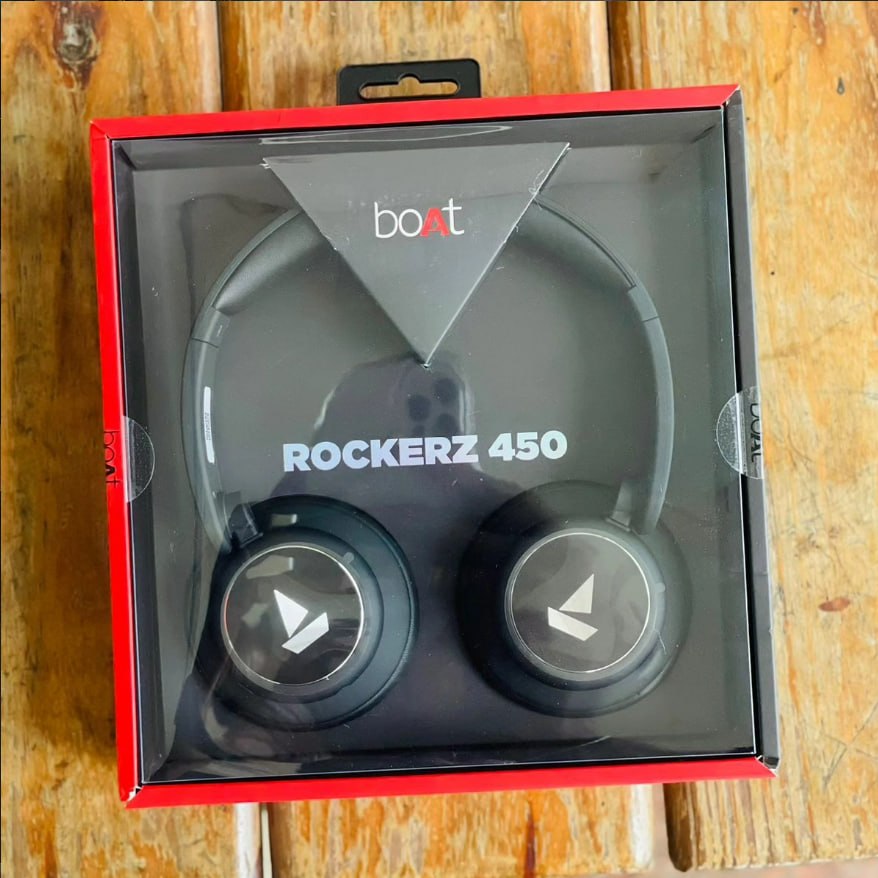 Fone De Ouvido Bluetooth Sem Fio boAt Rockerz 450 Preto