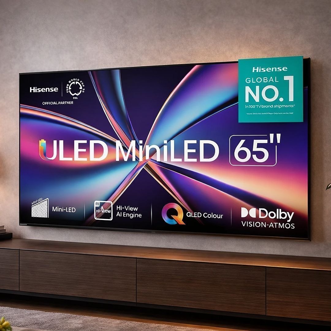 Smart TV Hisense 65" Vidaa 65U6QV ULED 4K