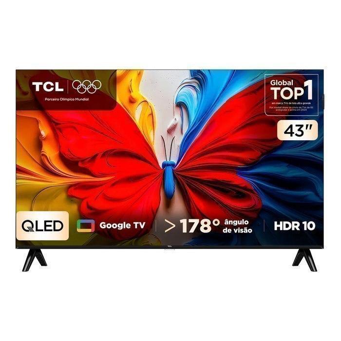 Smart TV 43 Polegadas QLED Full HD Google TV 43S5K