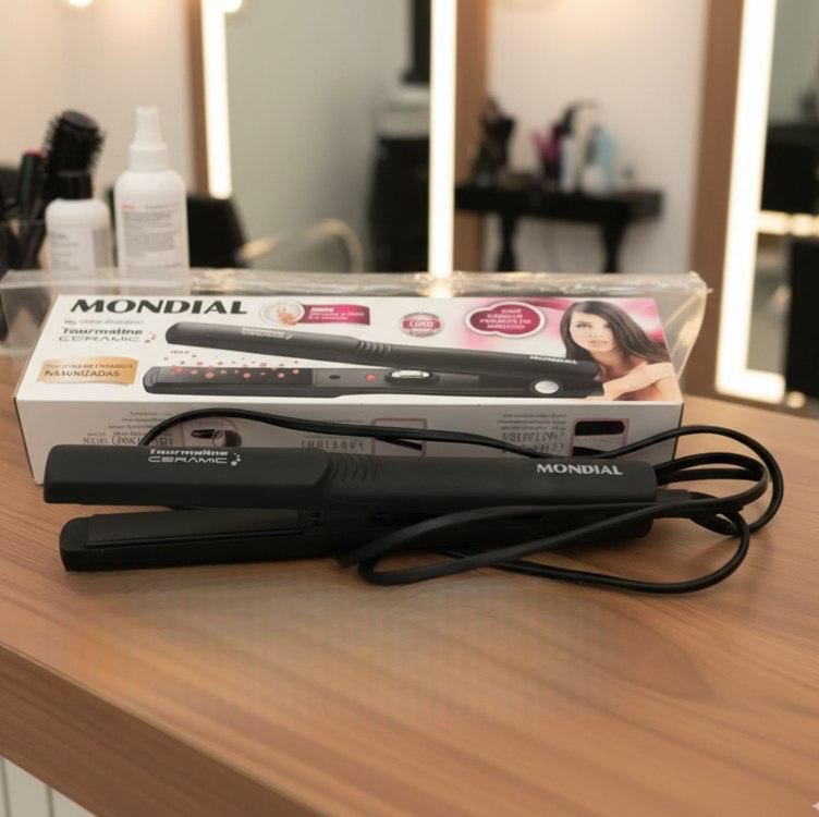 Prancha Alisadora Tourmaline Ceramic Mondial Bivolt 30W P-15