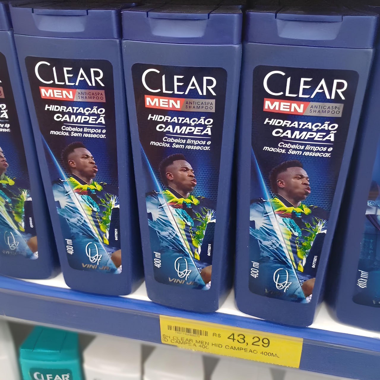 Clear Men Shampoo Anticaspa Vini Jr. Hidratação 400ml