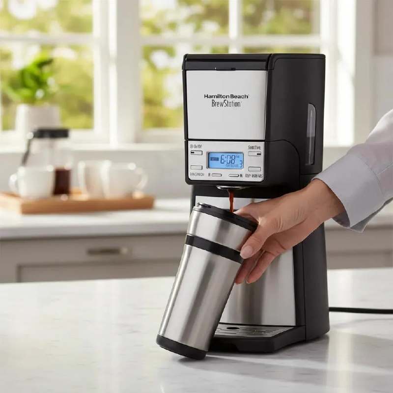 Cafeteira Elétrica Digital Hamilton Beach Brewstation Elite 35 Xícaras 110v