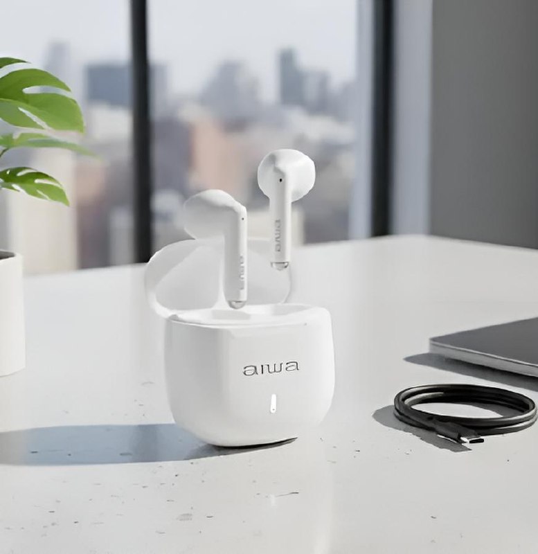 Fone de Ouvido AWS-EB-05-W Earbud Branco Aiwa