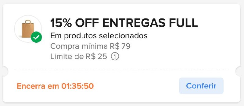 Cupom Mercado Livre 15% OFF Selecionados
