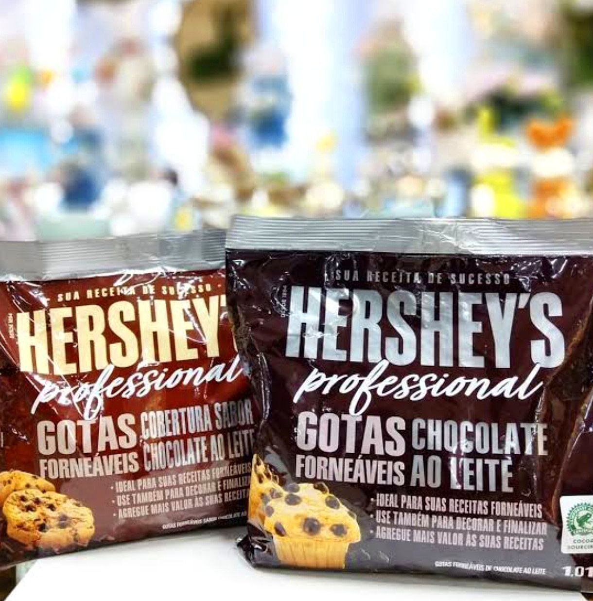 Gotas Forneáveis Chocolate ao Leite Hershey's Professional 1,01kg
