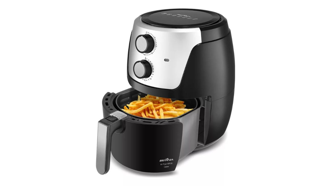 Air Fryer Britânia 4,2L 1500W 110/220V