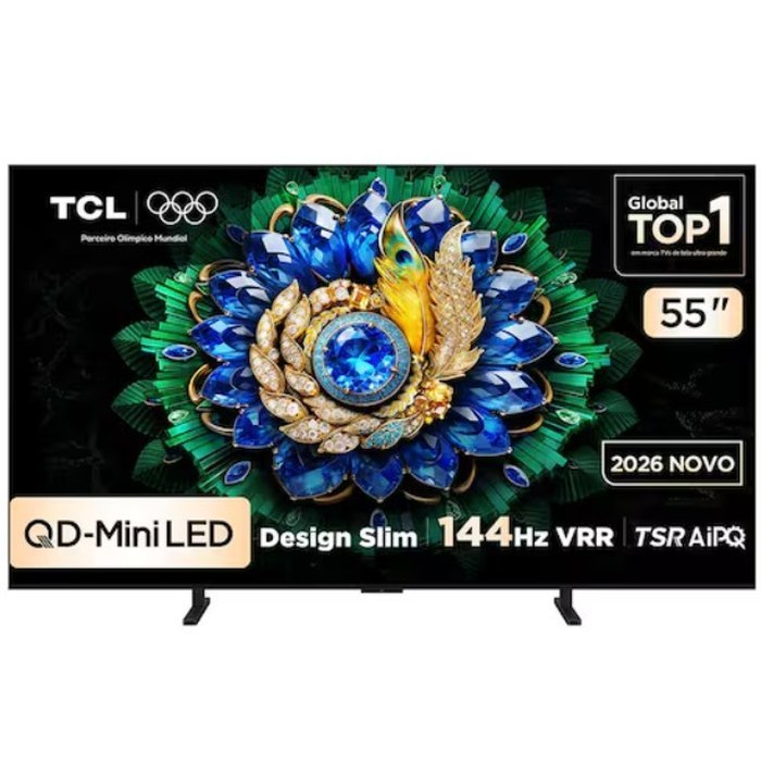 Smart TV TCL 55" A400M QD-Mini LED 4K 120Hz