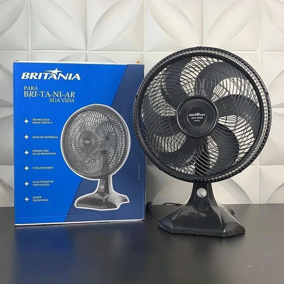 Ventilador Britânia Bvt400 Maxx Force 2 em 1 150W