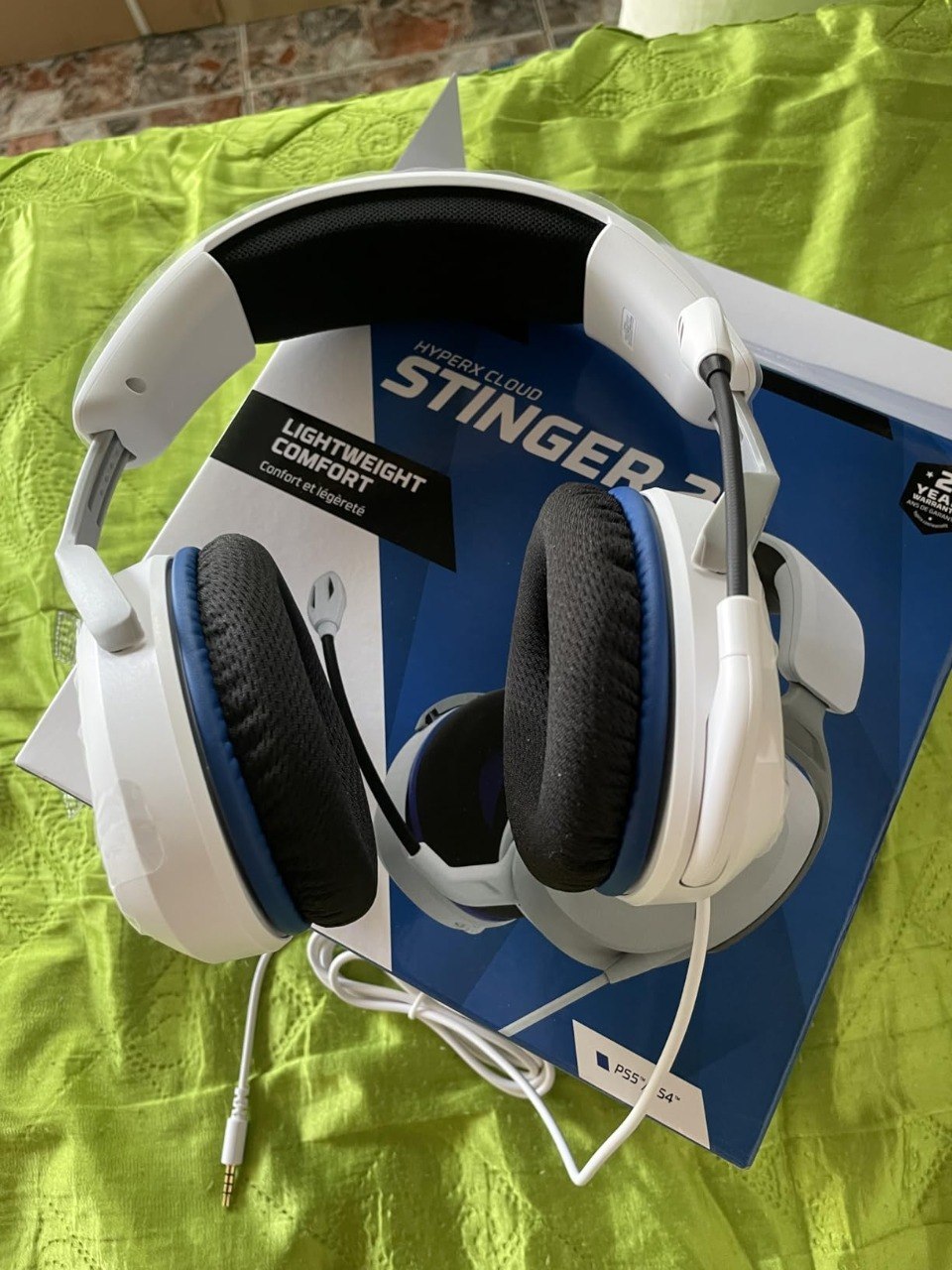 Headset HyperX Cloud Stinger II PlayStation Branco